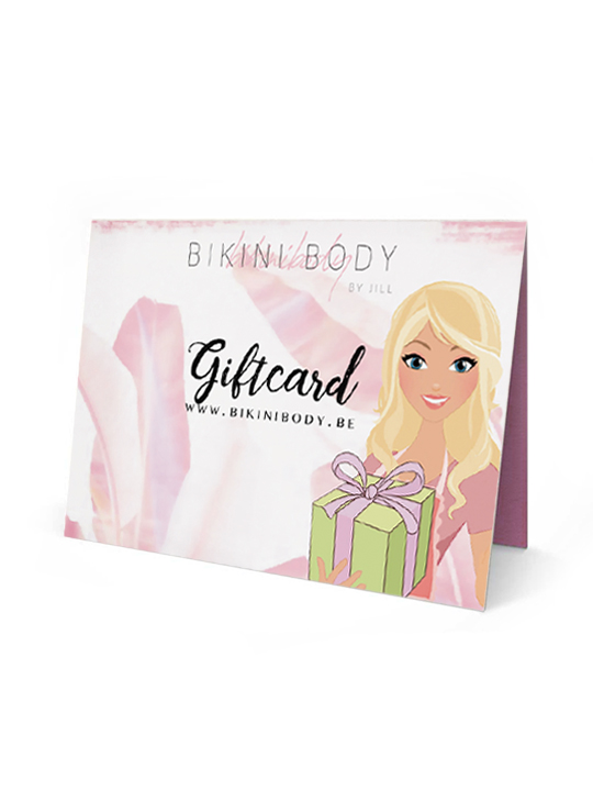 Bikinibody giftcard, geschenkkaart - perfect gift